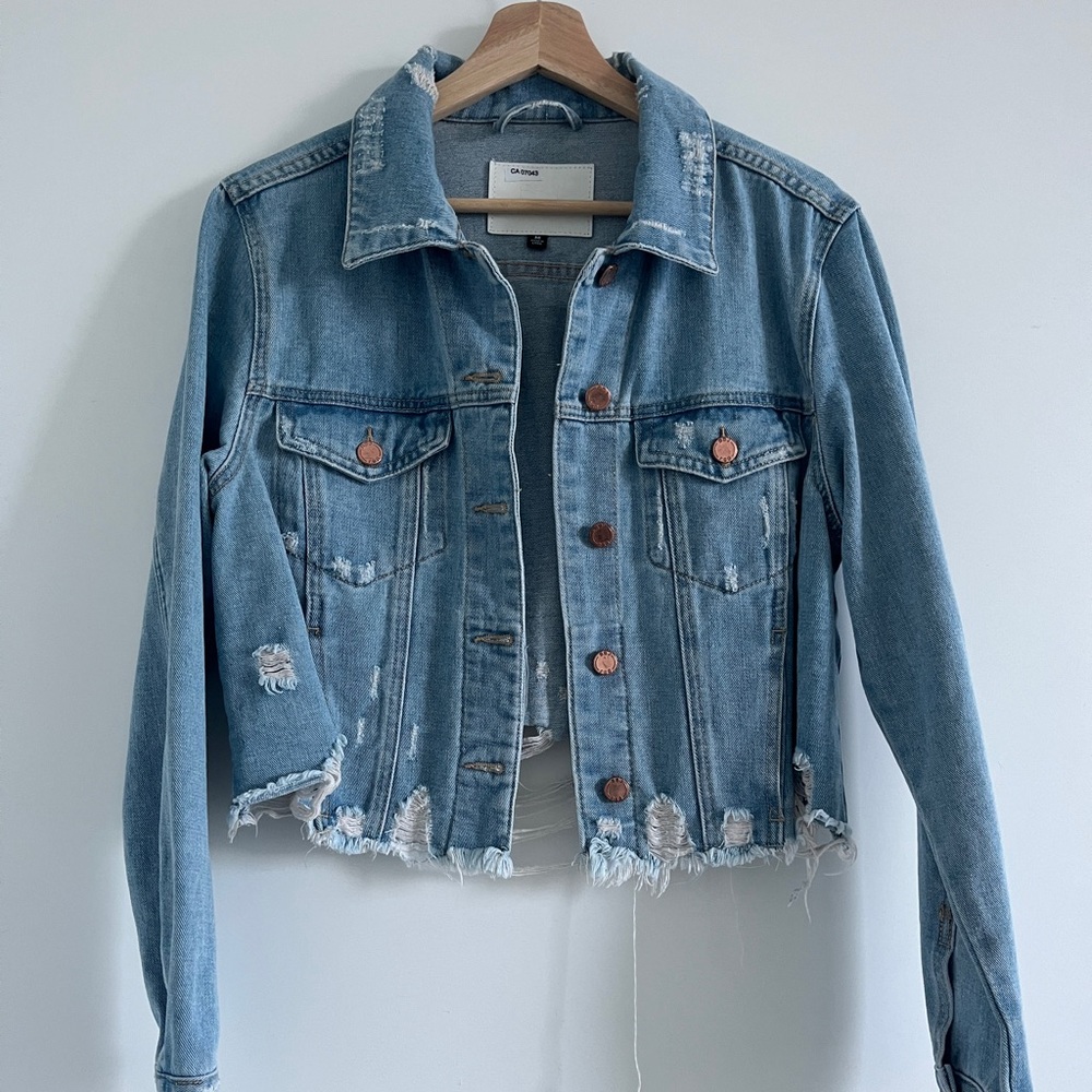 Distressed Denim Jacket